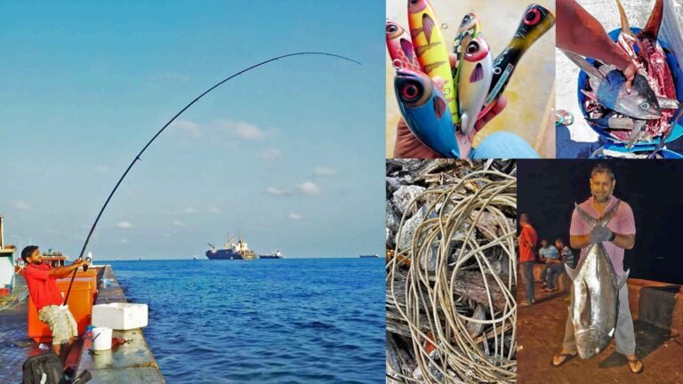 How to catch giant trevally in Maldives