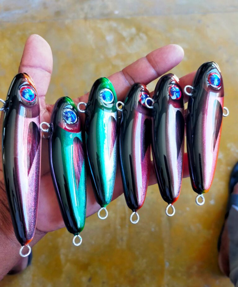 Lure colors in fishing
