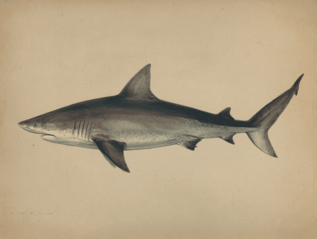 AI illustration of a bull -shark